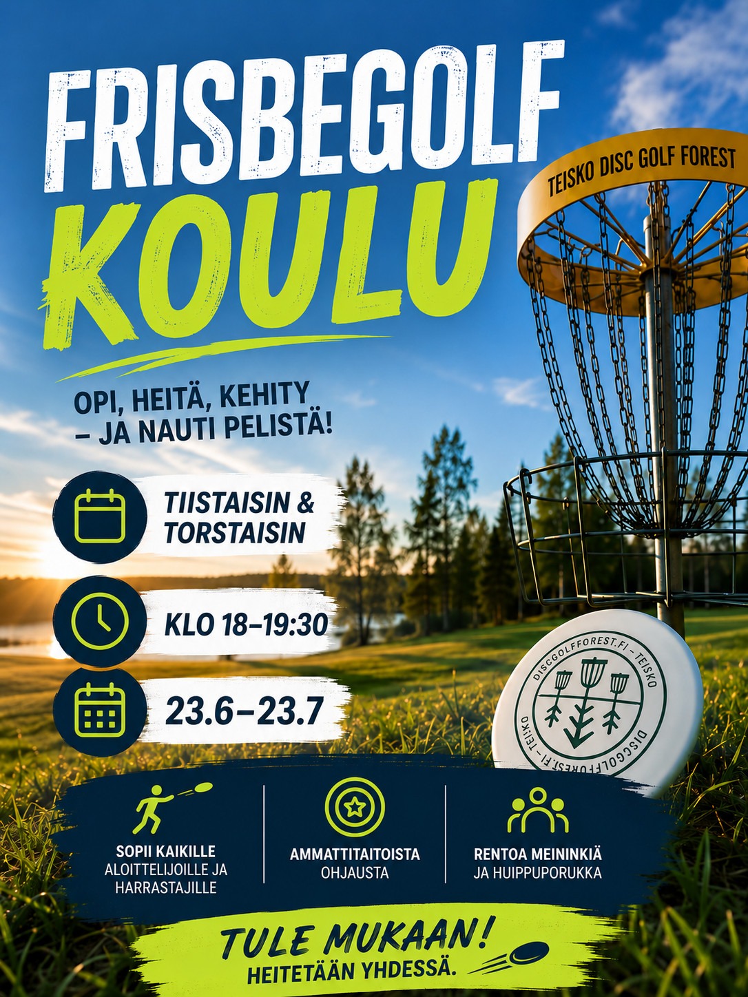 Frisbeekoulun  kuva